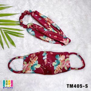 Annaella Headband / Turban & Face Mask Set, TM405S